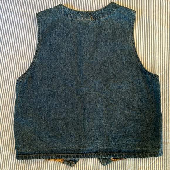 STAMPEDE Vintage Floral Tapestry Vest Size Medium - Picture 4 of 8